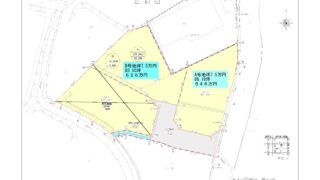 青葉小校区３区画造成中！